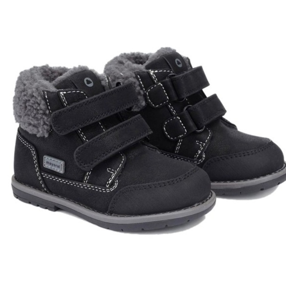 MAYORAL - Baby Boy Booty, Black with Mountain booty detail sheep